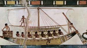 کشف بقایای کشتی 4500 ساله در نزدیکی اهرام مصر