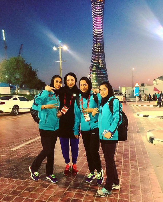 عکس/ تیپ دختران ورزشکار ایرانی در خارج