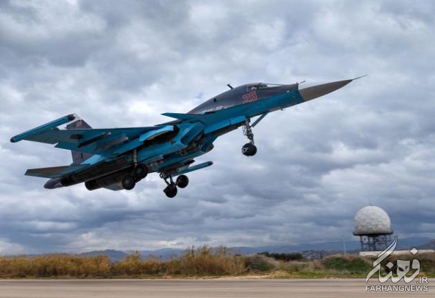 عکس/ تمام جنگندهای روسیه در جنگ سوریه