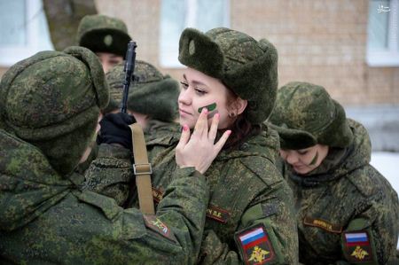 عکس های دختران زیبا و جذاب ارتش روسیه