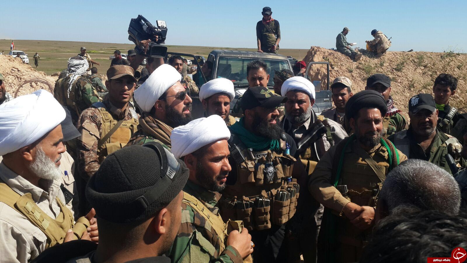 گردان های امام علی(ع) در عملیات موصل شرکت می کنند/ ابوعزراییل در خط مقدم نبرد با داعش +عکس