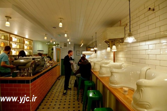 4گوشه دنیا/ تبدیل دستشویی به کافی‌شاپ در لندن