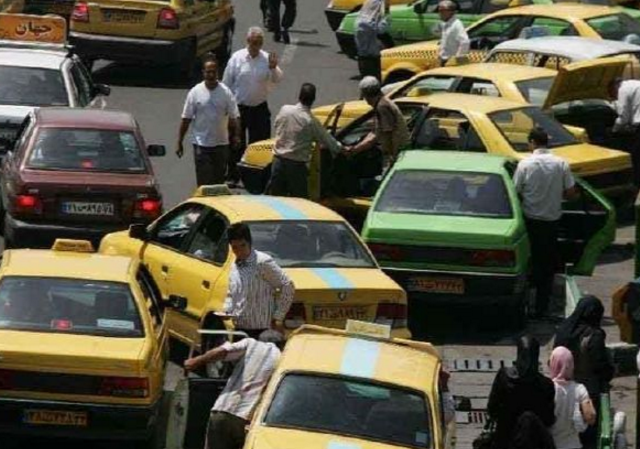 نرخ جدید کرایه‌های تاکسی تمامی خطوط در تهران