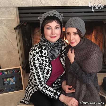 سحر جعفری جوزانی در کنار مادرش ، بازیگران مشهور ایرانی ، بازیگران مشهور ایرانی
