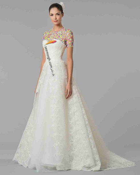 مدل لباس عروس به پیشنهاد کارولینا هرا Carolins Herrera - مدل شماره 11