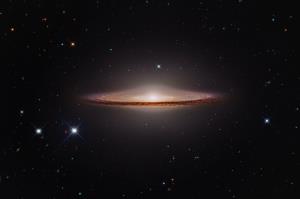 تصویری زیبا از کهکشان کلاه مکزیکی