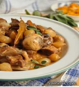 طرز تهیه خورش قارچ با مرغ ، خورش قارچ ، غذاهای ایرانی