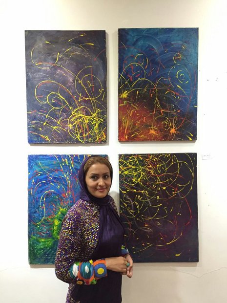 دختر ایرانی عکس نقاشی عکس