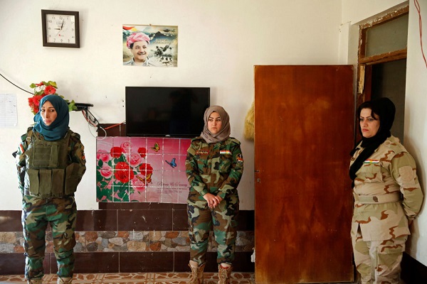 گردان زنان پیشمرگه آماده نبرد با گروه تروریستی داعش