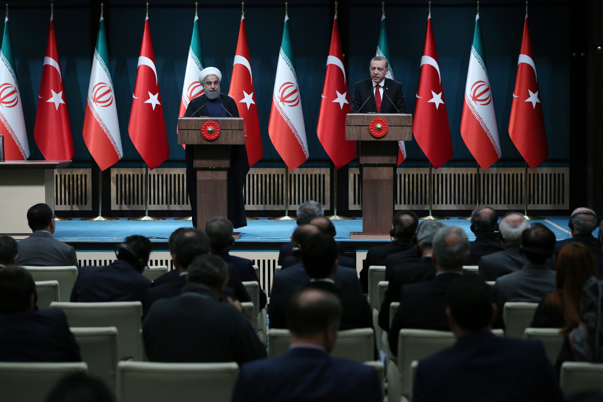روحانی: ما و ترکیه با این موضوع که تجزیه در هیچ کشوری پذیرفتنی نیست اتفاق نظر داریم/ اردوغان: تصمیم گرفتیم برای جلوگیری از خونریزی در عراق و سوریه همکاری کنیم