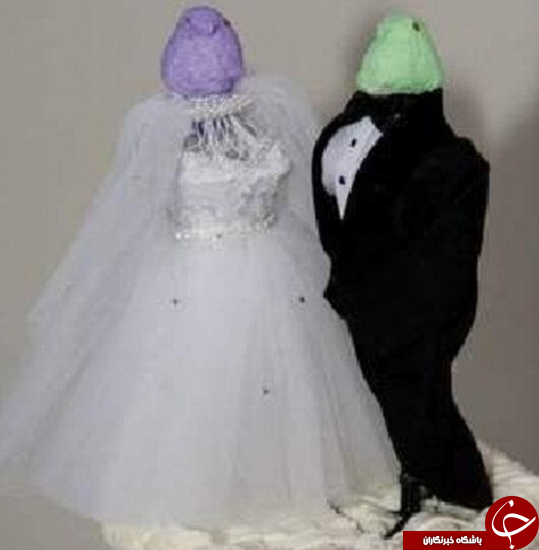 بدترین کیک‌های عروسی که تا به حال درست شده‌اند + تصاویر