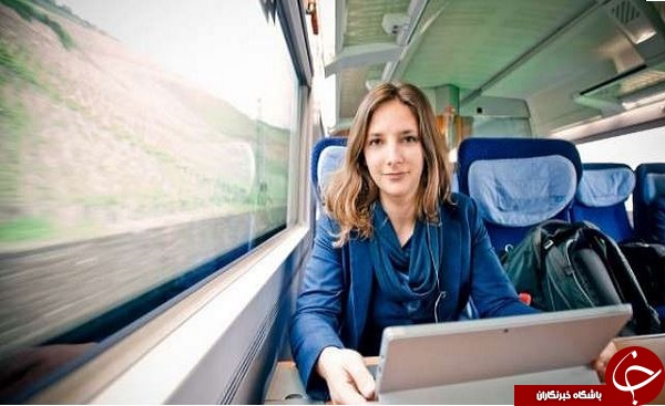 دختر آلمانی چگونه در قطار زندگی می کند +تصاویر
