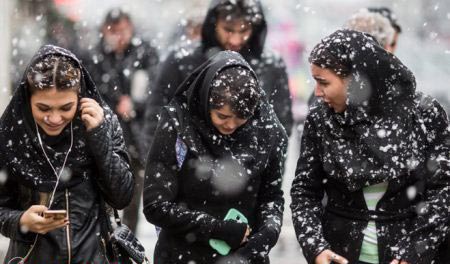 عکس های دیدنی برف بازی دختران فشن تهرانی