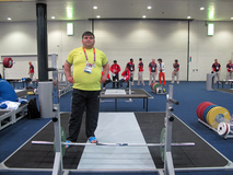 حضور رضازاده در مسابقات وزنه‌برداری قهرمانی آسیا 2016