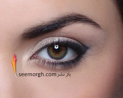 مرحله چهارم آرایش چشم دودی با سایه