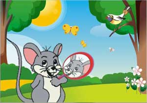 قصه کودکانه/ داستان آموزنده «موش کوچولو و آینه»