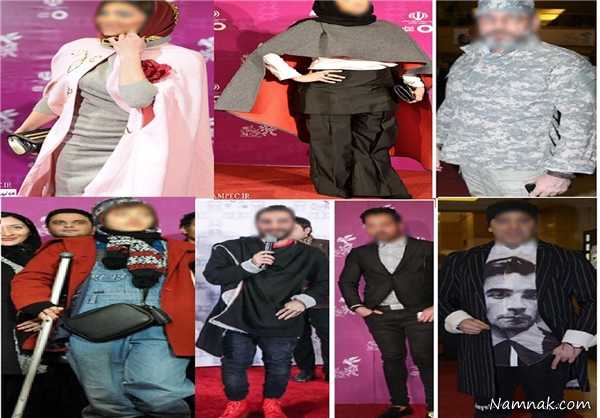 پوشش بازیگران روی فرش قرمز ، انتقاد به پوشش بازیگران ، پوشش نامناسب بازیگران زن در جشنواره