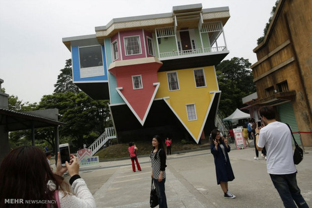  طراحی خانه وارونه در تایوان