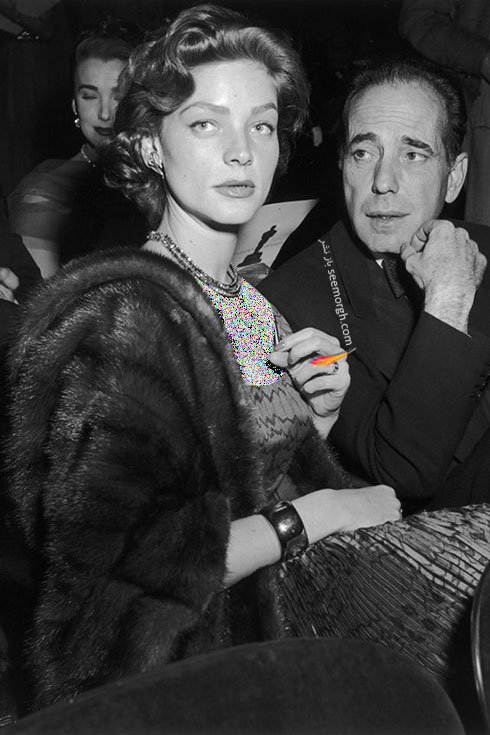 مدل مو لورن باکال Lauren Bacall در مراسم اسکار 1952