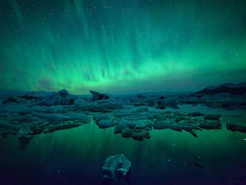 عکس/ تکه‌های یخ در ایسلند