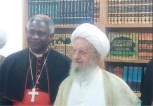 دیدار علما با رئیس شورای صلح  واتیکان/ آیت الله مکارم: سلام و تحیت ما را به جناب پاپ برسانید