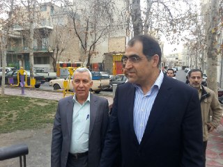 پیاده روی و حضور دکتر هاشمی در میدان 85 محله نارمک + تصاویر