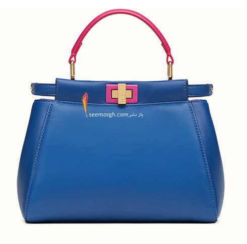 کیف آبی رنگ فندی Fendi برای پاییز 2015
