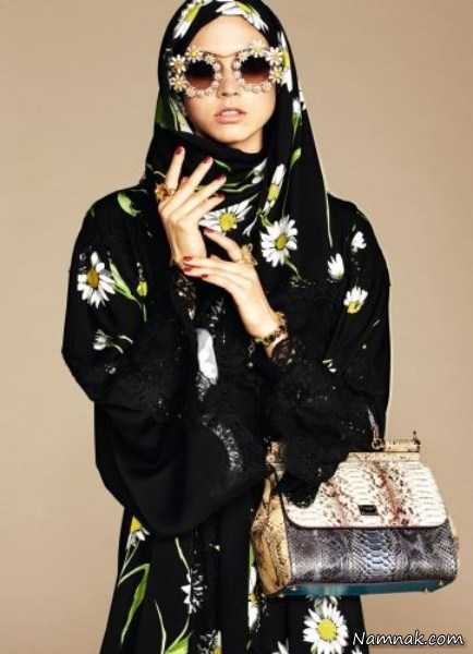 چادر عربی 2016 ، dolce gabbana ، مدل چادر عربی جدید