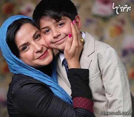 سیما تیرانداز در کنار پسر نازنینش ، بازیگران مشهور ایرانی ، بازیگران مشهور ایرانی در شبکه های اجتماعی
