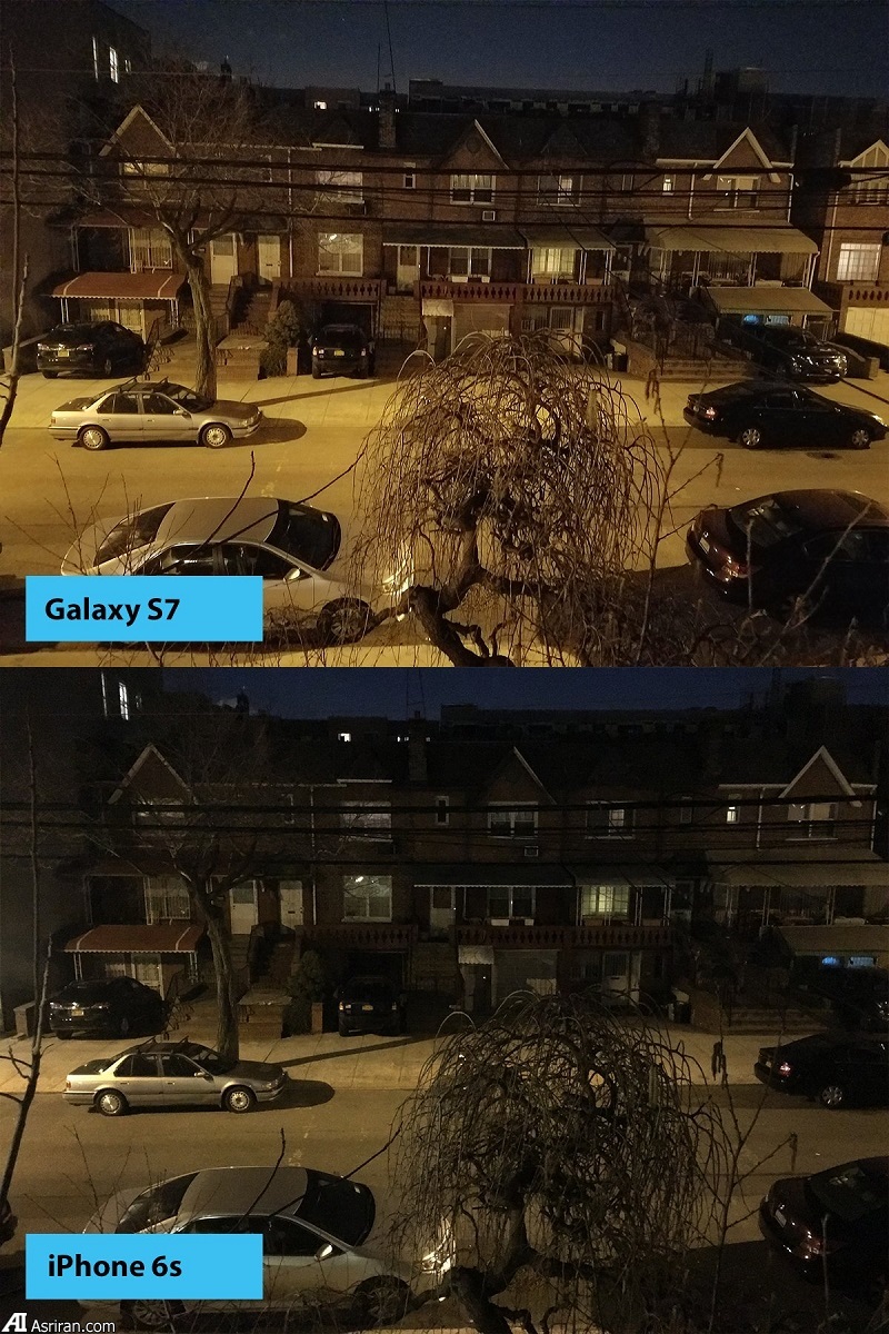 مقایسه دوربین گلکسی S7 در برابر آی‌فون 6S پلاس