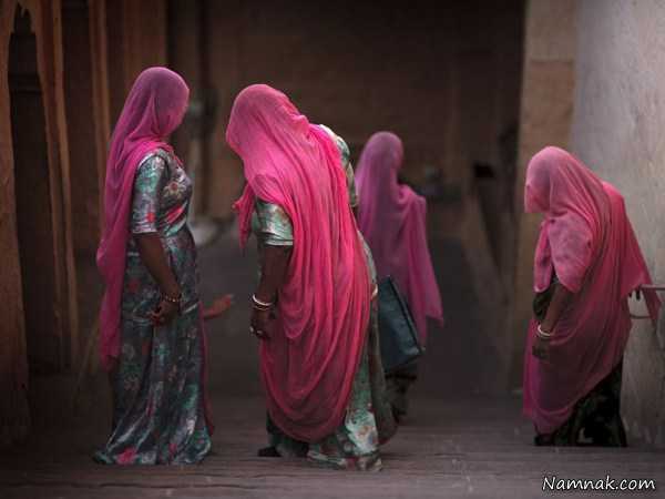 زنان کارگران هندی ، تصاویر ، تصویر روز