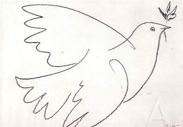 ترین ها/  نخستین کسی که نماد صلح را نقاشی کرد