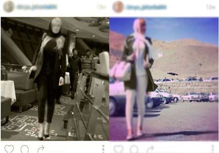 گردش جلف دختران مدل اینستاگرام در تهران + عکس