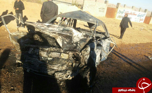 تصادف دیروز در جاده خرامه شیراز با 4 کشته + تصاویر