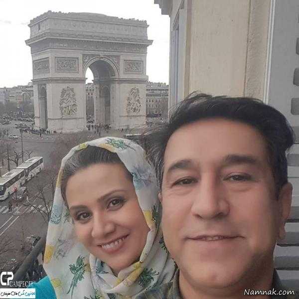 فلورا سام و همسرش  ، بازیگران مشهور ایرانی ، بازیگران در خارج