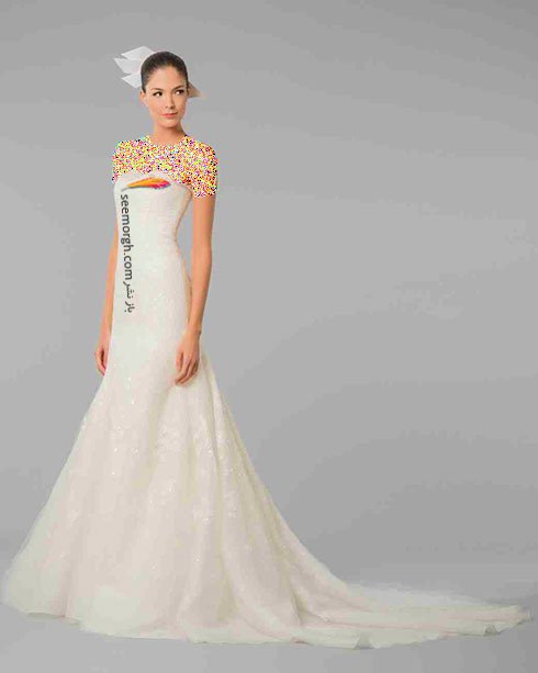 مدل لباس عروس به پیشنهاد کارولینا هرا Carolins Herrera - مدل شماره 8