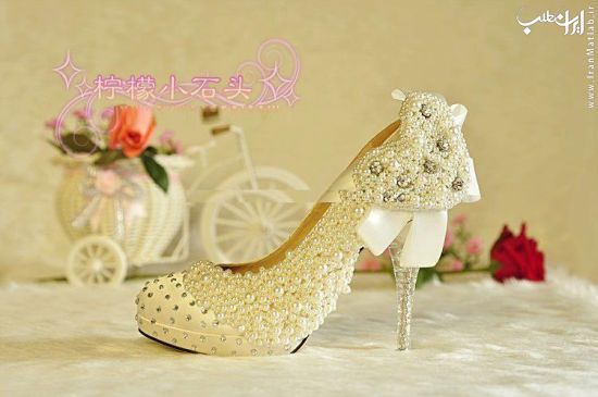 ,کفش عروس, کفش عروس پاشنه بلند, کفش عروس پاشنه دار,[categoriy]
