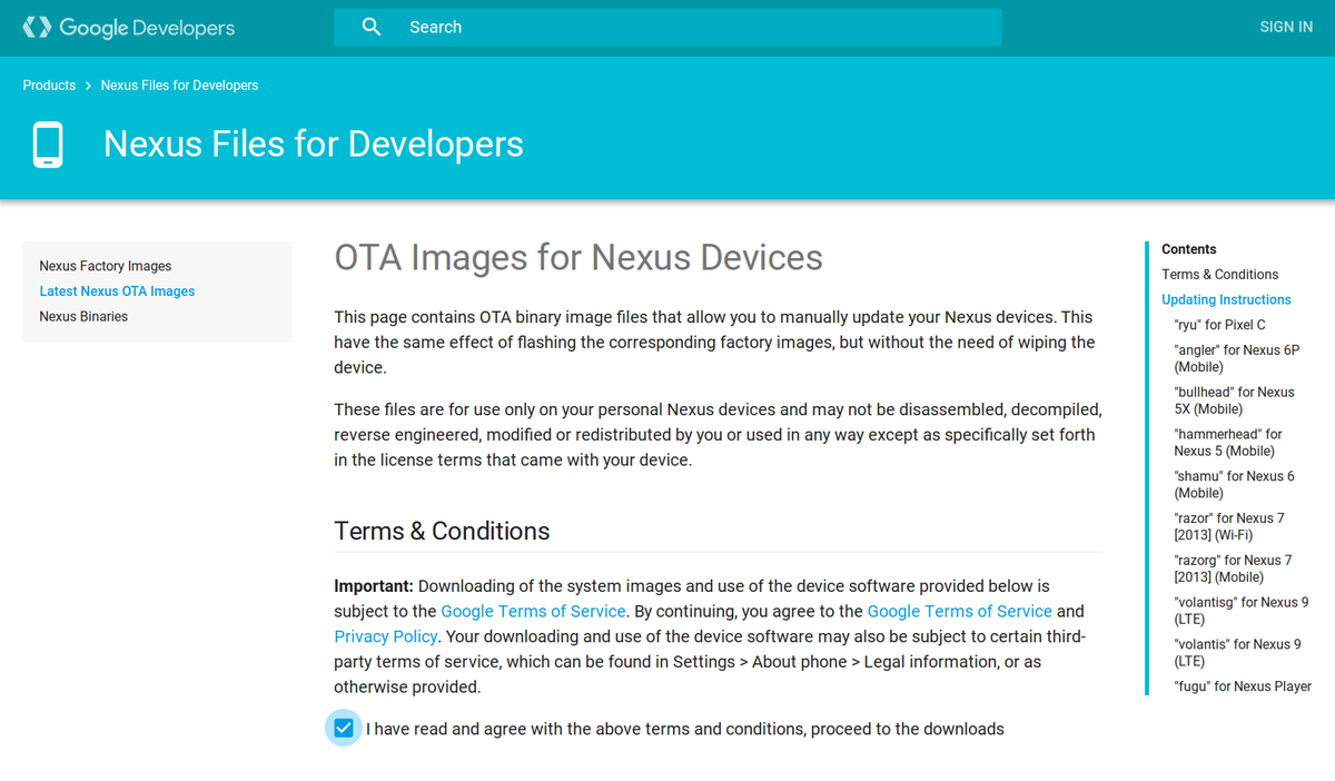 google-developers-nexus-ota-page