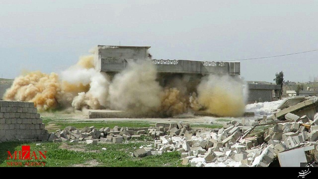 انفجار خانه‌ نیروهای مجاهد عراقی توسط داعش!