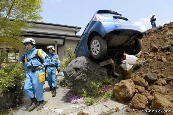 زلزله در ژاپن ، تصاویر ، تصویر روز