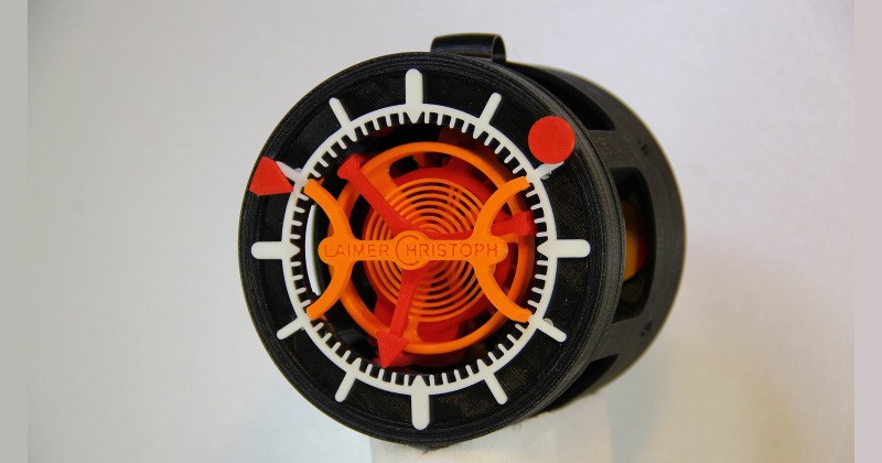 با اولین ساعت جیبی دنیا که توسط فناوری پرینت سه بعدی تولید شده آشنا شوید