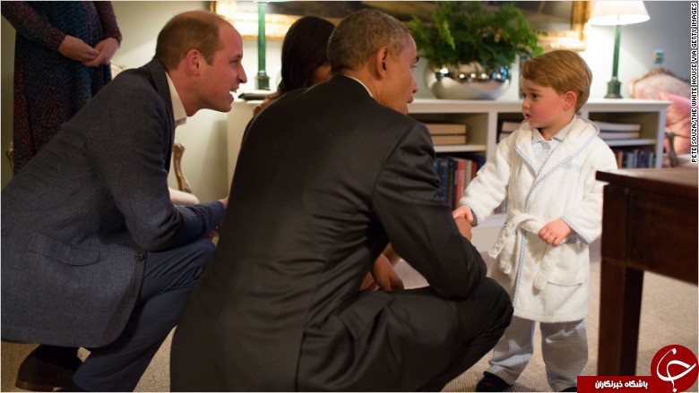 ماجرای حوله حمام پرنس جورج در دیدار با اوباما چه بود؟