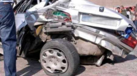 حوادث/ واژگونی خودرو در اتوبان زنجان - قزوین دو کشته برجا گذاشت