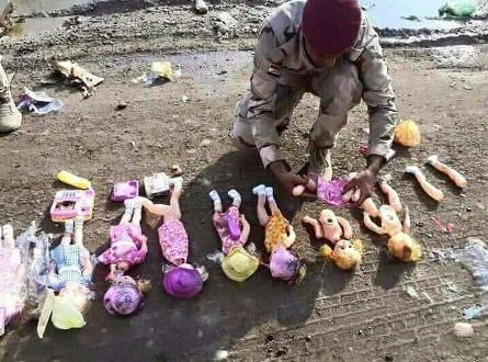کشف اسباب بازی های انفجاری در مسیر راهپیمایی اربعین در عراق