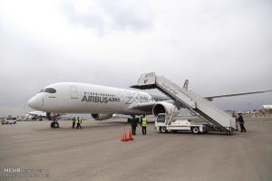 فیلم/ نمای درونی هواپیمای ایرباس A350 که امروز وارد ایران شد