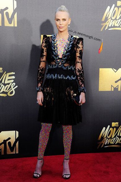 بهترین - مدل لباس شارلیز ترون Charlize Theron در جوایز فیلم ام تی وی MTV Movie Awards