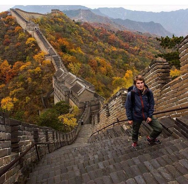 تصویری بسیار زیبا از دیوار چین
