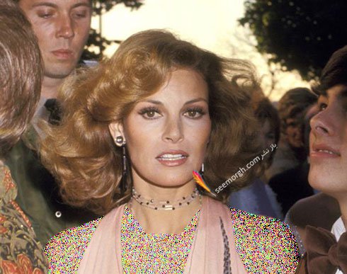 مدل مو راکوئل ولش Raquel Welch در مراسم اسکار 1974