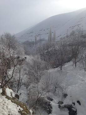 طبیعت زمستانی روستای قشلاق طرزلو ارومیه - مهراب حاجی زاده