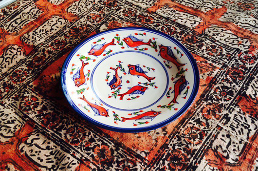 رومیزی و ظرف ایرانی